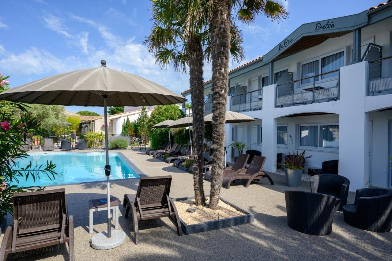 Hotel Le Peu Breton Сент-Марі-де-Ре Екстер'єр фото
